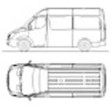 CAD Library: Mercedes Benz Sprinter (Van, Personenbus)