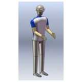 CAD Library: 3D Person, Arbeiter