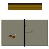 CAD Library: Tischtennisplatte 2D