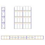 CAD Library: Schwerlast Hochregal