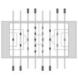CAD Library: Tischfußball